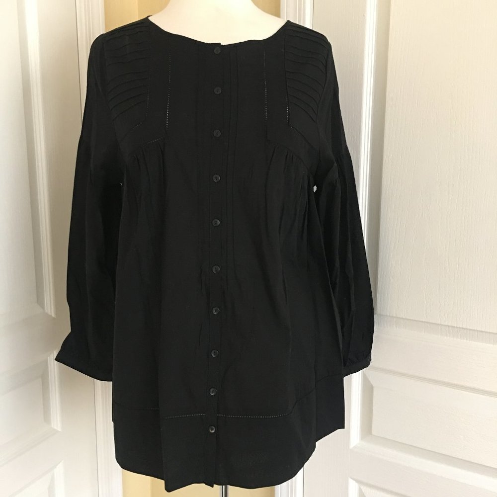 NWT MaxSport Women’s Black Long Sleeves Blouse, Size L